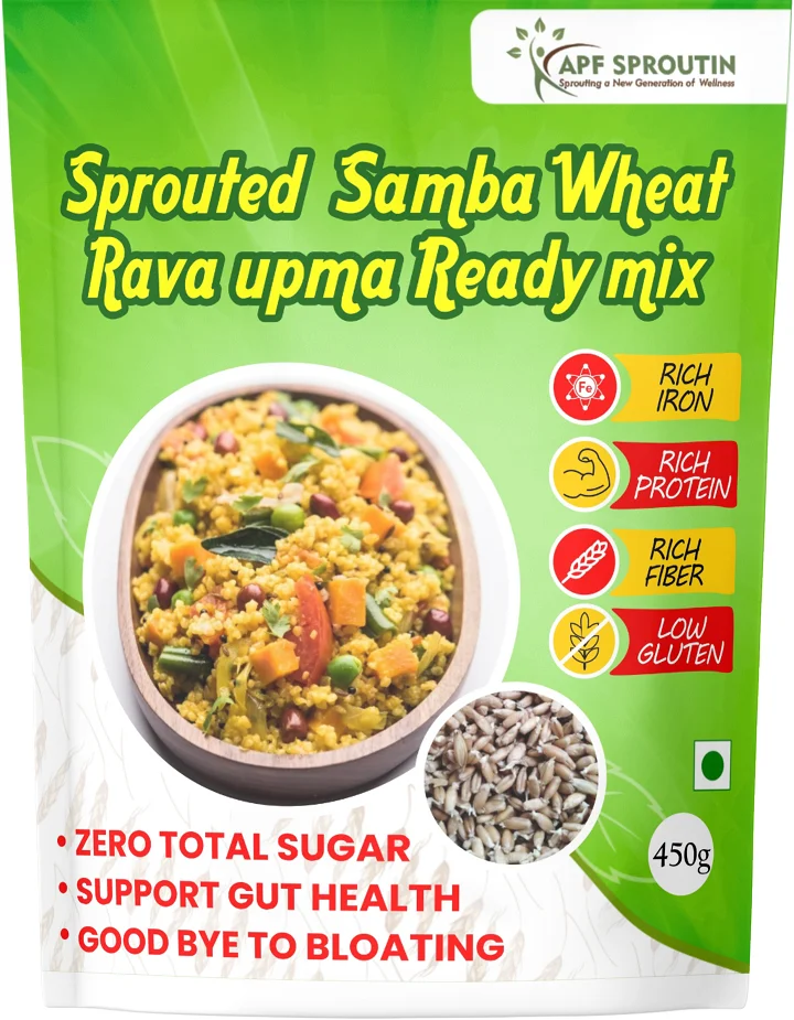 Sprouted Samba Wheat Rava Upma Ready Mix